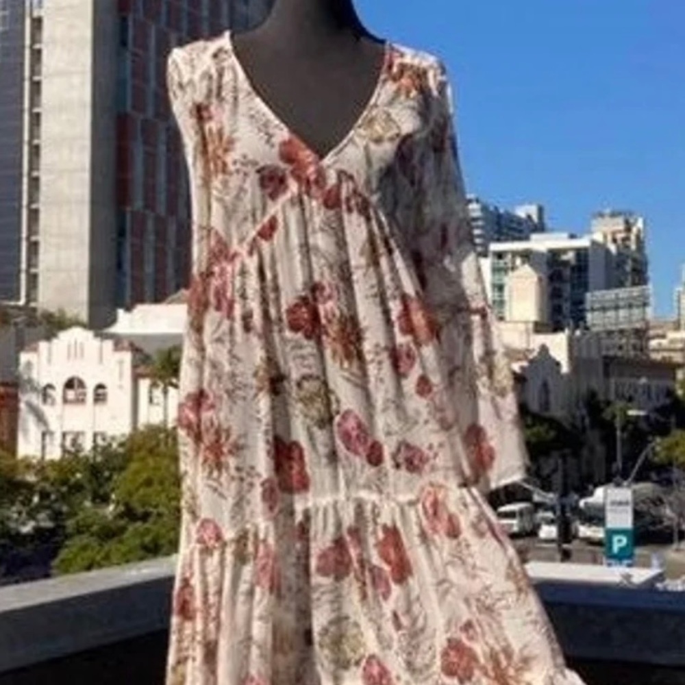 Boho tiered MAXI dress
